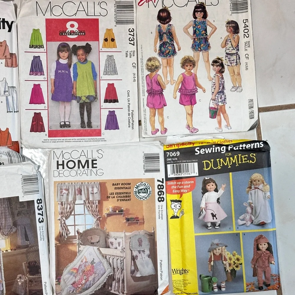 Vintage Sewing Pattern Collection bundle 12 patterns - Picture 5 of 5